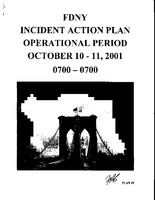 Incident Action Plan: 10/10/01 - 10/11/01