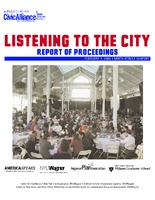 Listening to the City -- Final Report